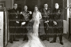 Matrimonio-figlio-di-Badogliocon-i-testimoni-Duca-di-Genova-Galeazzo-Ciano