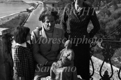 Franco Bargiggia 1938 con la moglie e la figlia