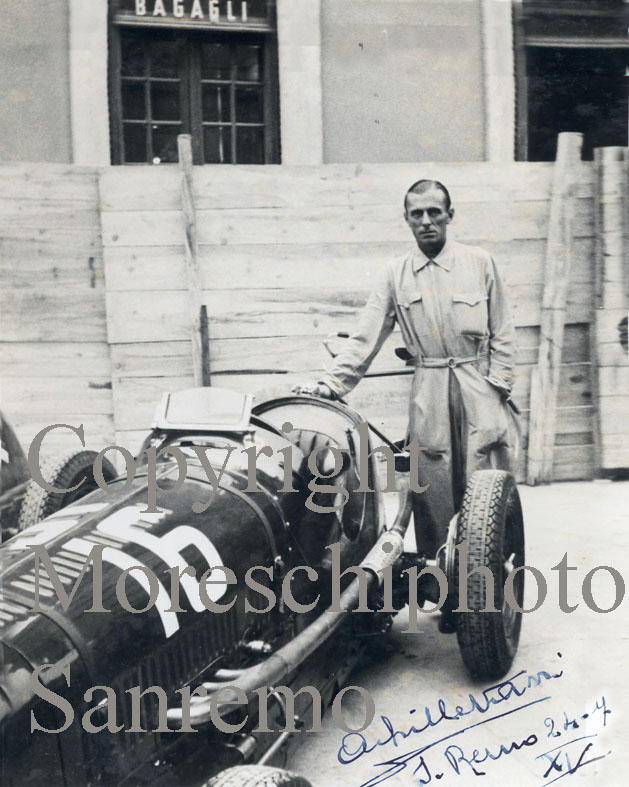 Achille Varzi e la sua macchina 24 luglio 1938