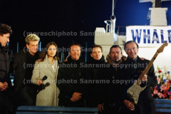 I POOH intervistati da Rosita Celentano nel porto di Sanremo il 31 dic 2000