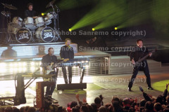 I POOH  nel porto di Sanremo il 31 dic 2000 per il loro concerto di Capodanno
