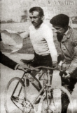 1907 Petit Breton dopo la vittoria a Sanremo