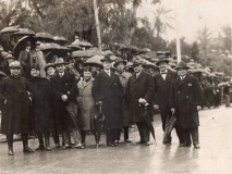 Milano Sanremo 1928 gruuppo col Sindaco Agosti