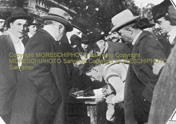 1918 Girardengo firma dopo l'arrivo