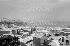 Sanremo nevicata veduta da Piazza San Bernardo 2